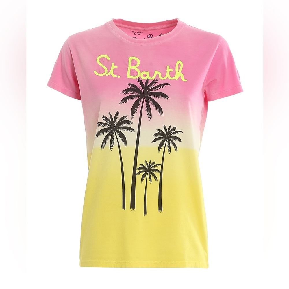 MC2 Saint Barth Ombré Palm Tree T-shirt S $90